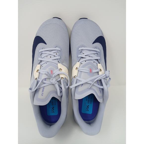 Nike Air Zoom Rival Fly 4 Men Sz US 10 Running Shoes FV6040 002 Violent/ Blue - Picture 9 of 15